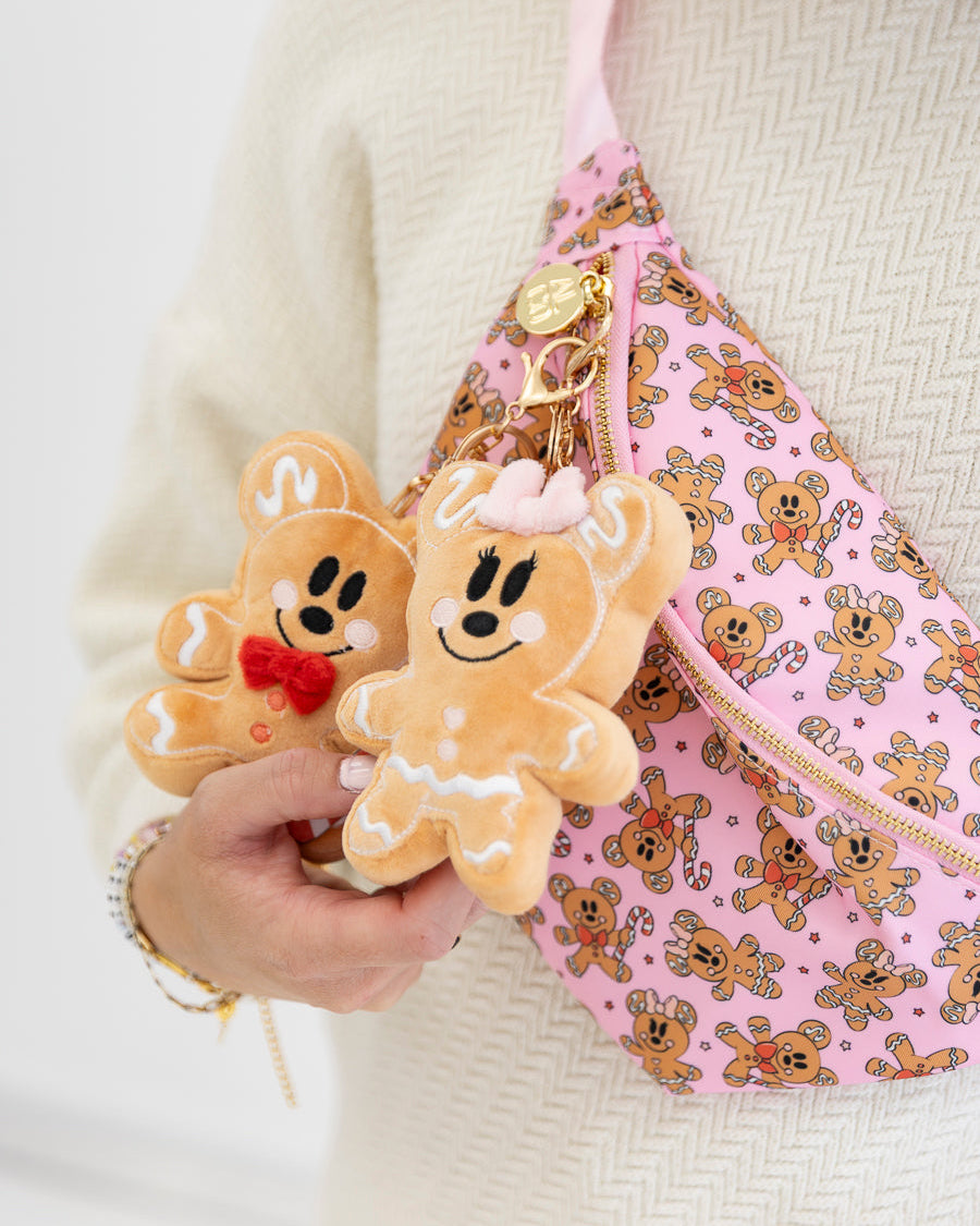 Very Merry Pink Gingerbread Fanny Pack
