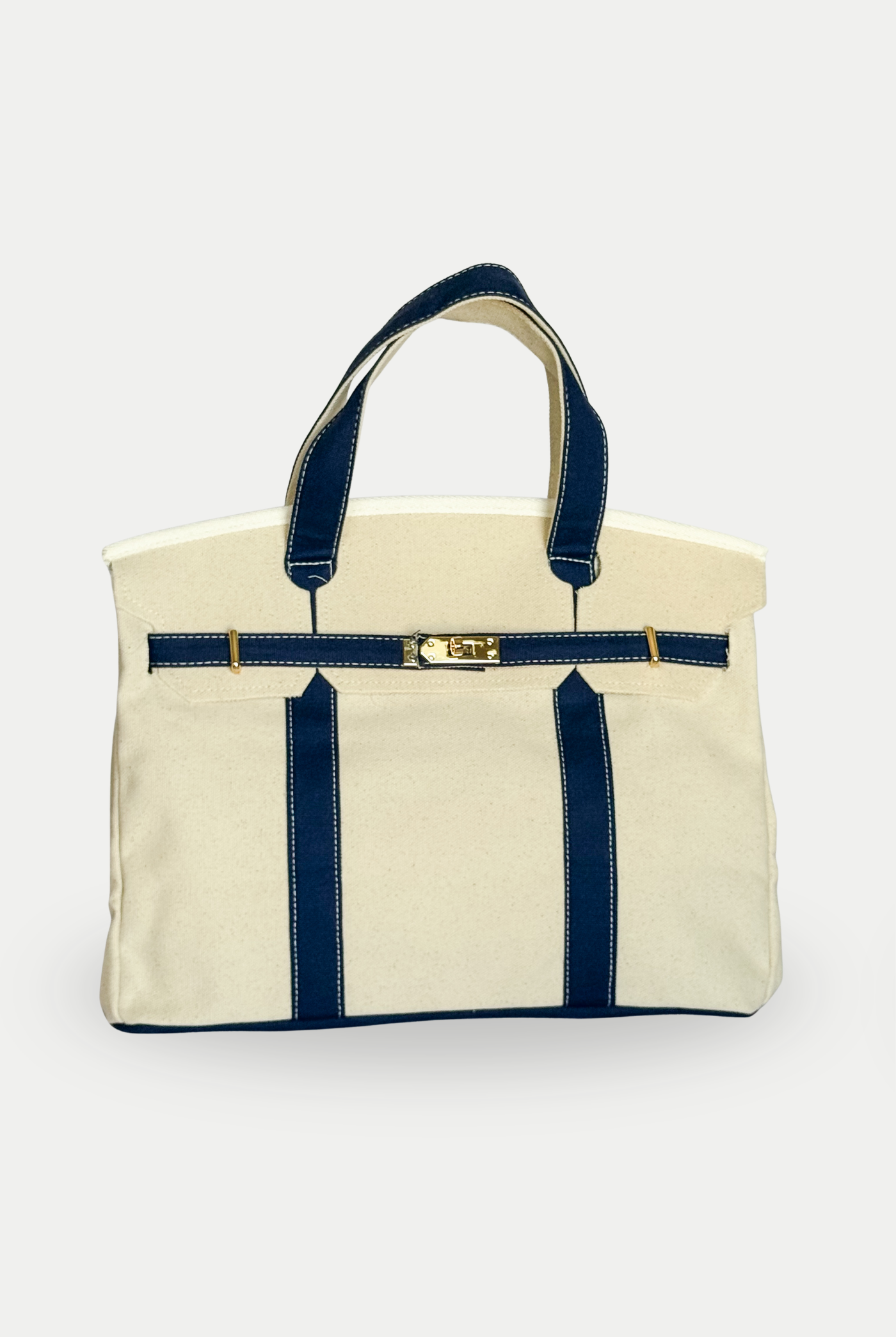 The Boatkin Bag: Navy Stripe