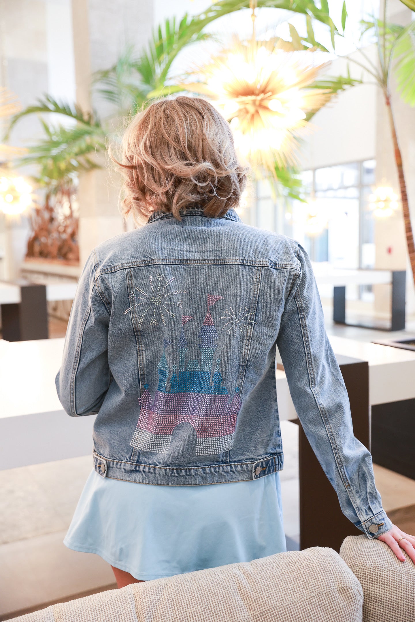 Crystal Castle Denim Jacket