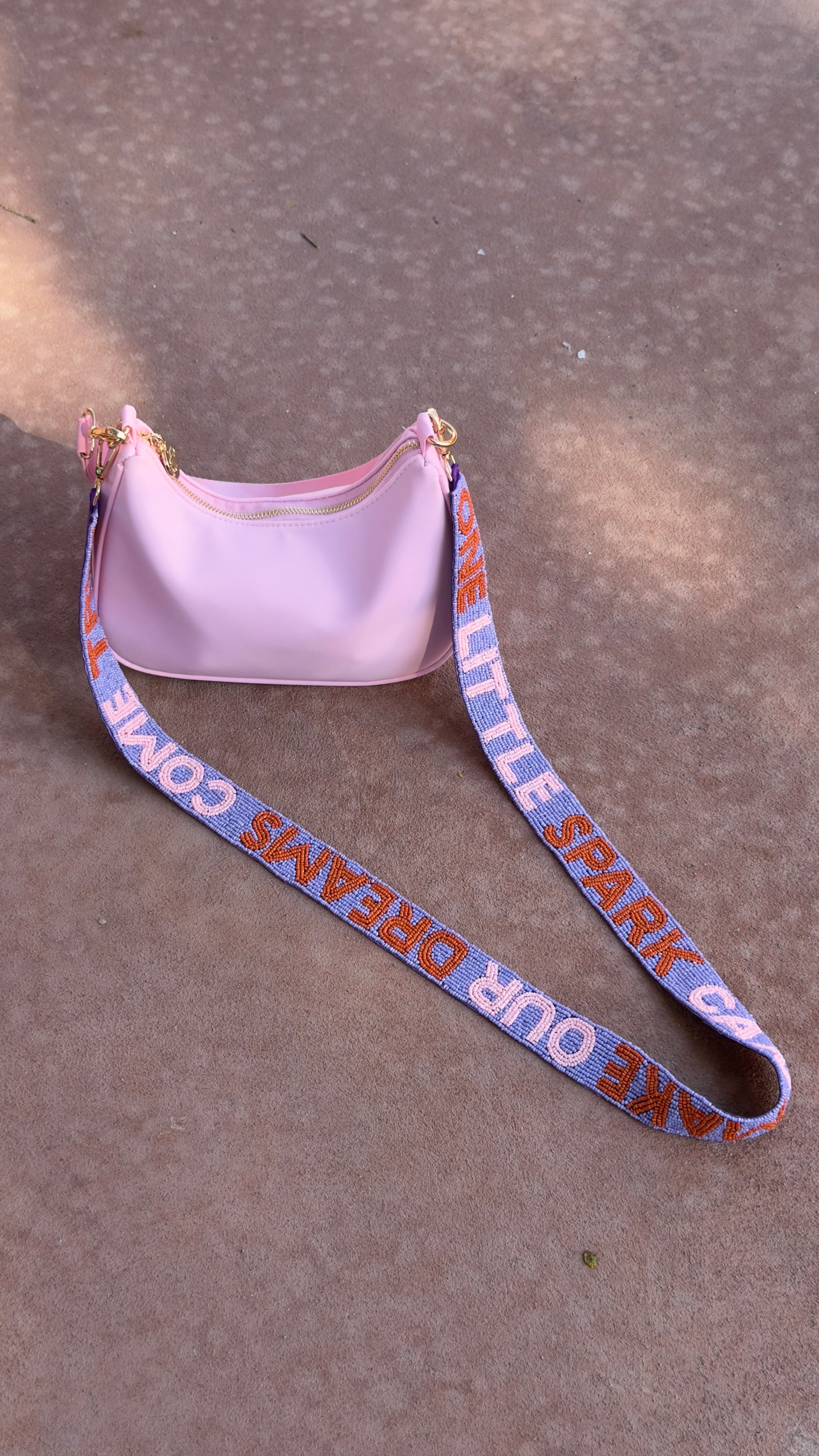 One Little Spark Beaded Purse Strap