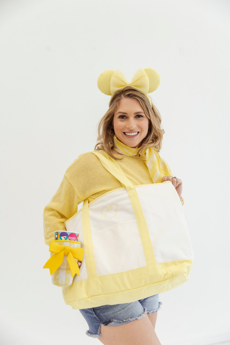 Butter Stripe Magic Canvas Tote