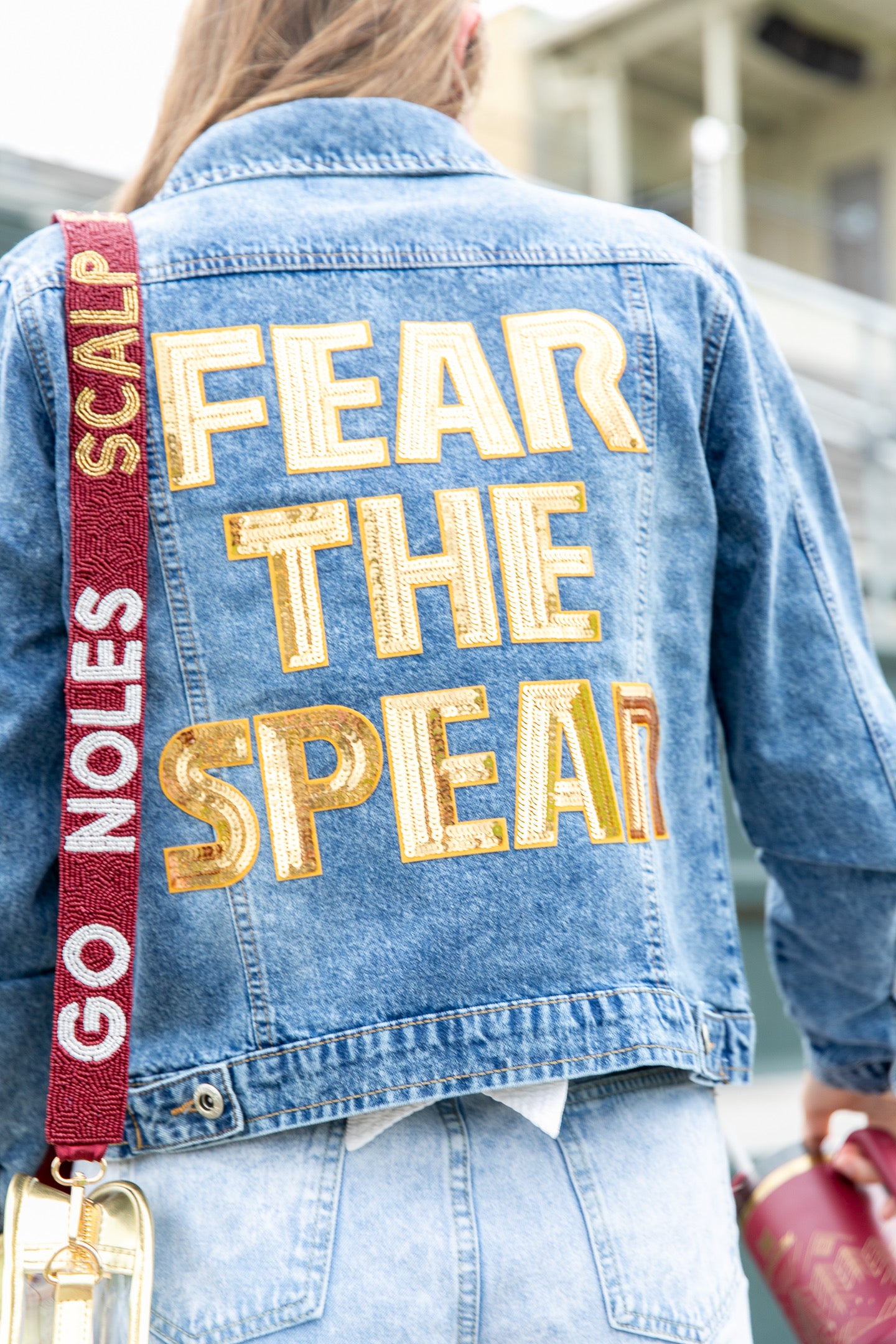 FSU Fear The Spear Custom Denim Jacket - Limited Release