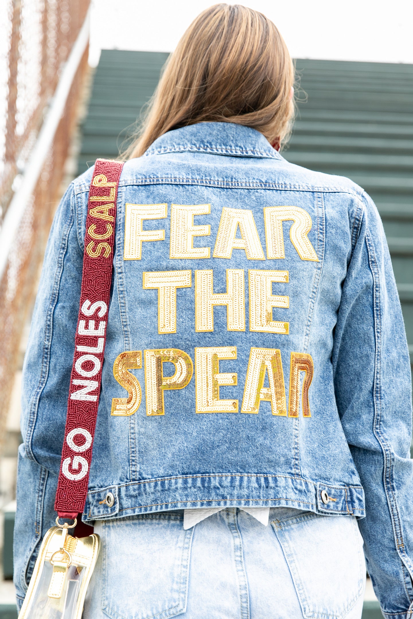 FSU Fear The Spear Custom Denim Jacket - Limited Release