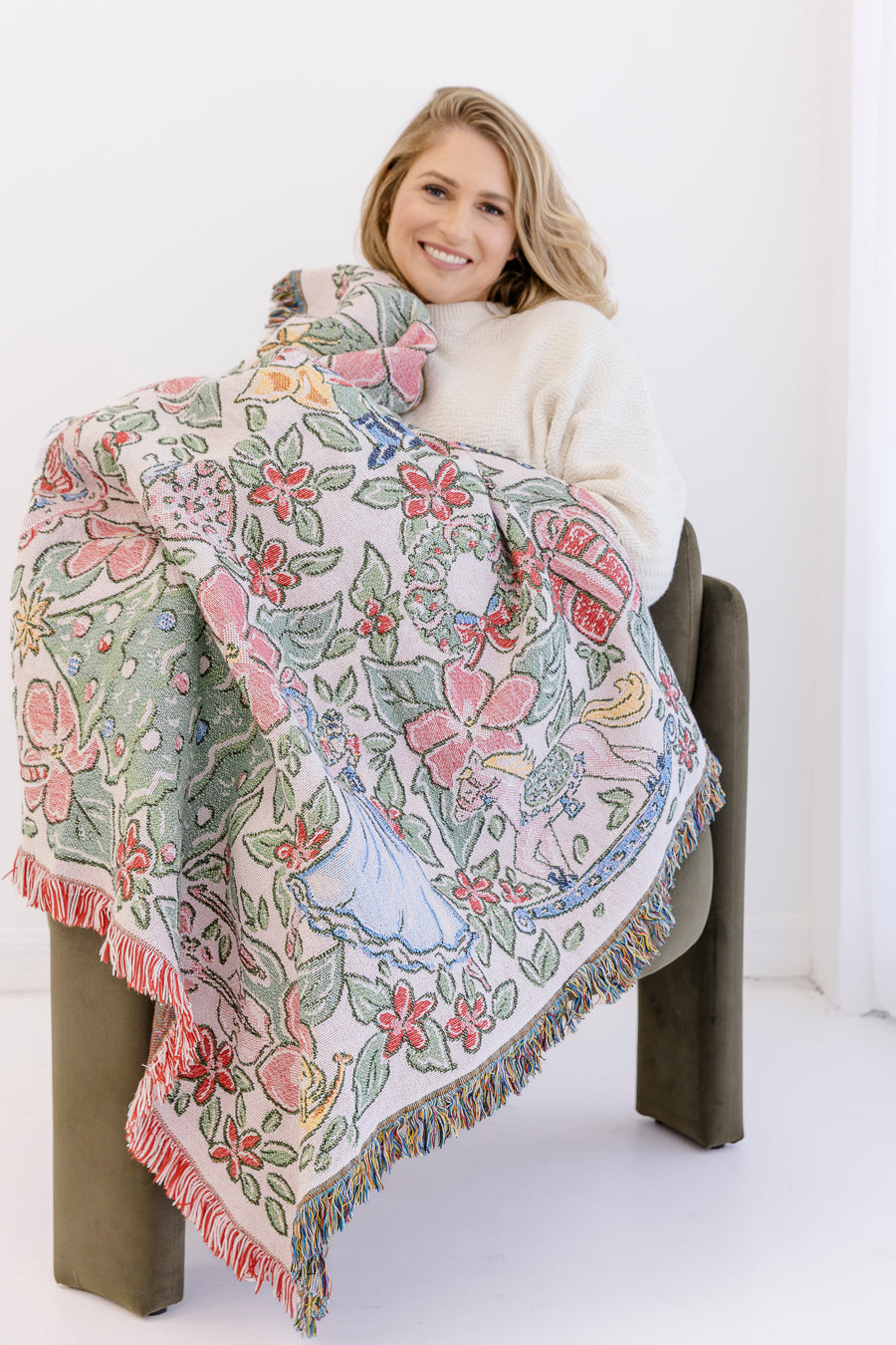 Nutcracker in Bloom Woven Blanket