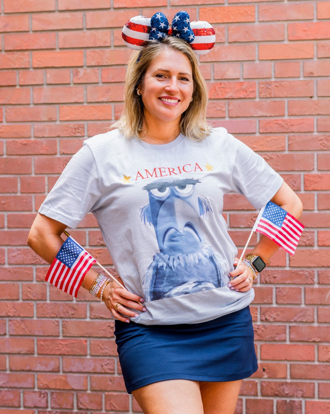 Sam Eagle Mostly America Tee