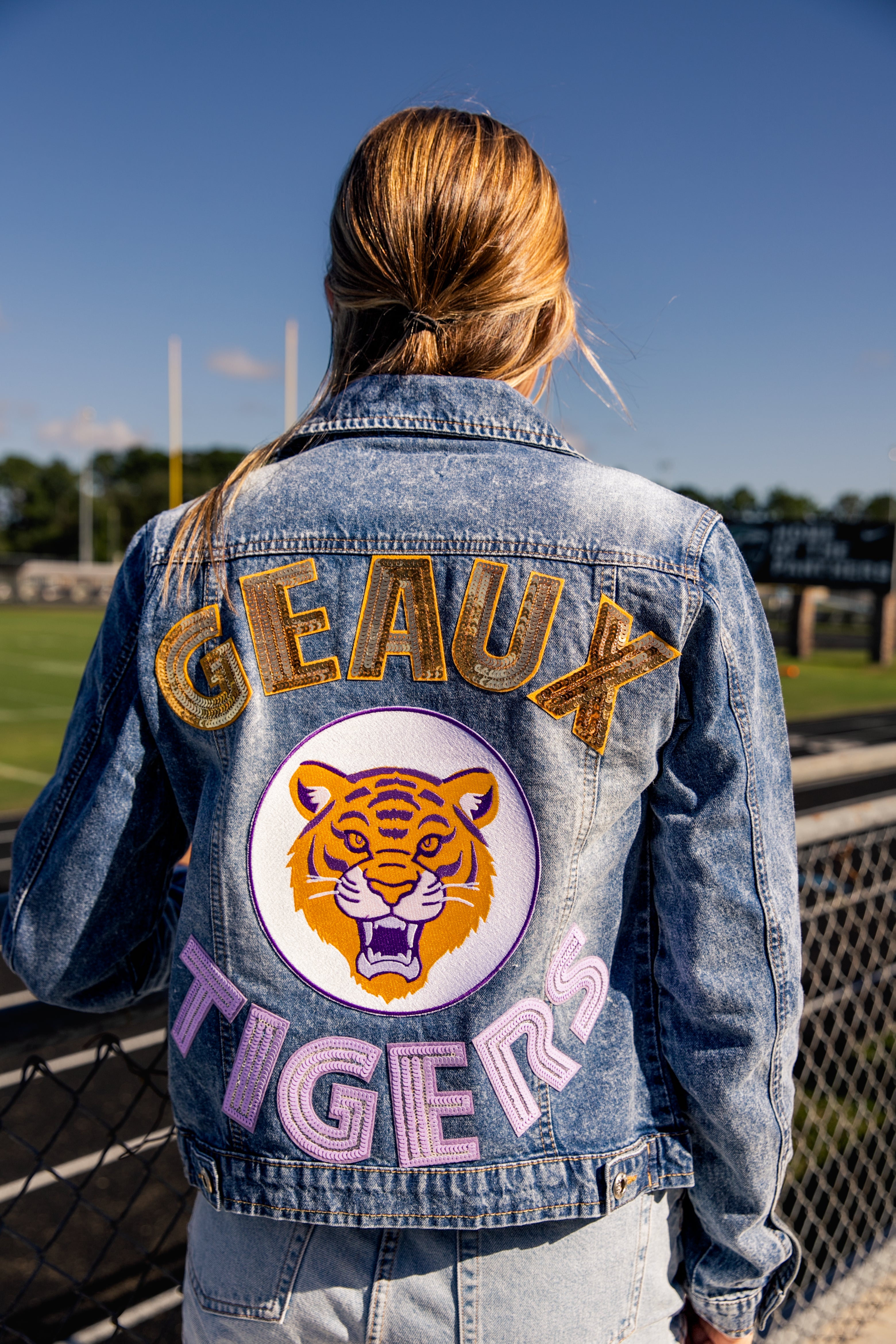 LSU Tigers Custom Denim Jacket - Limited Release