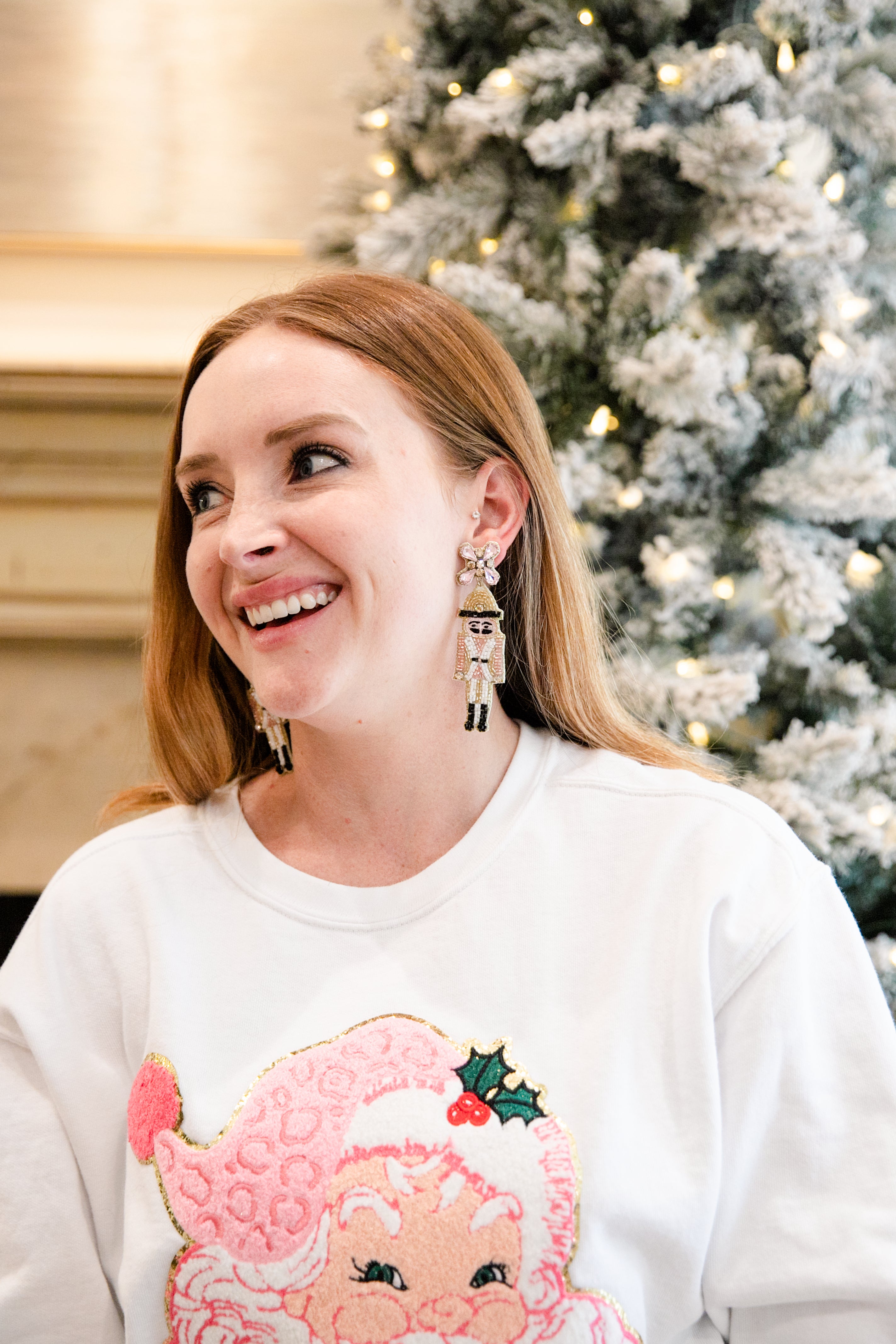 Beaded Nutcracker Earrings