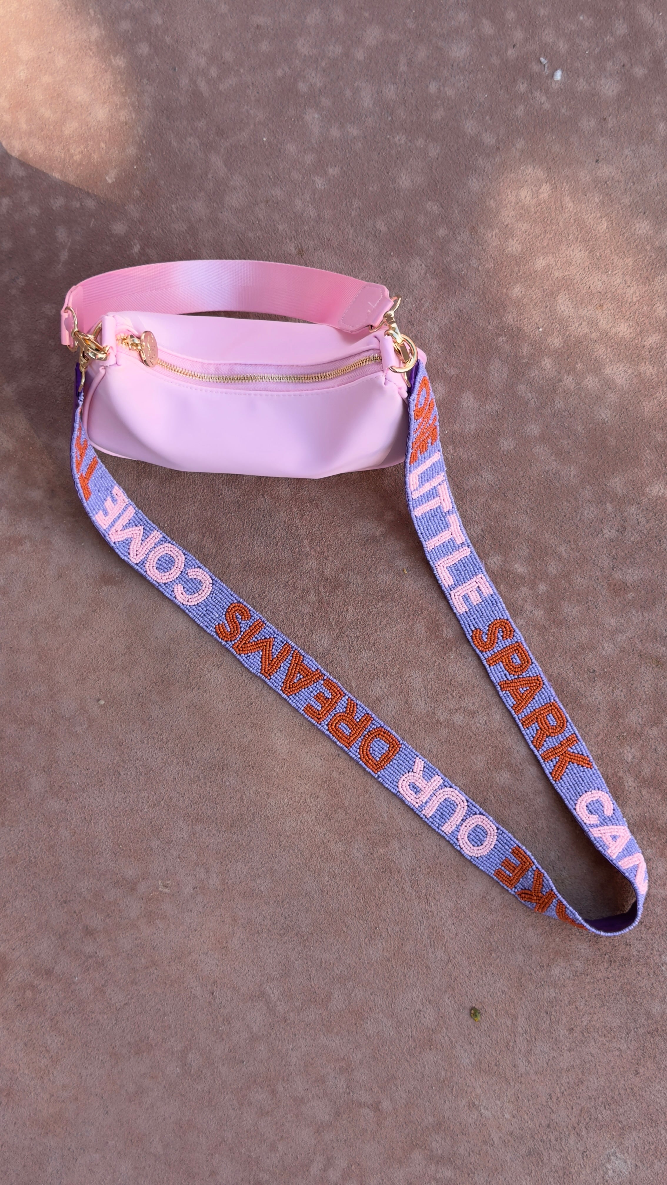 One Little Spark Beaded Purse Strap