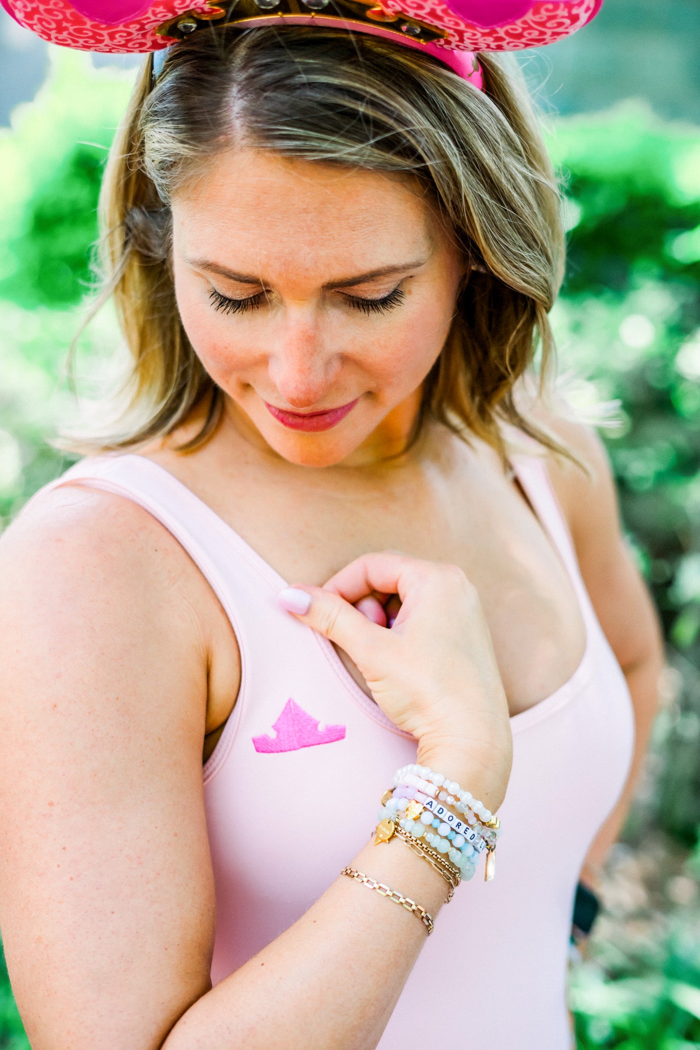 Rose Dawn Pink Athletic Bubble Dress