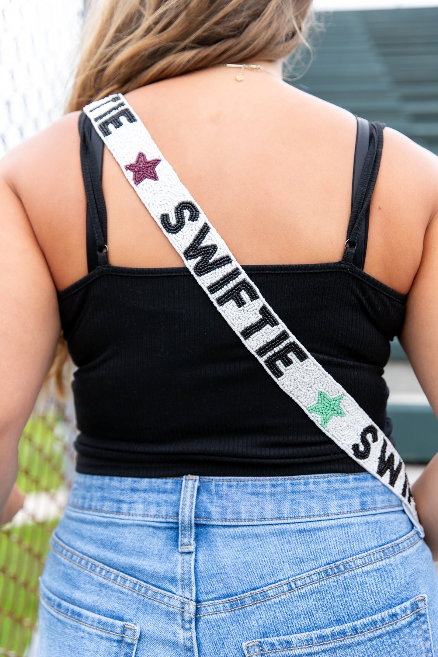 Swiftie Star Beaded Strap and Clear Bag