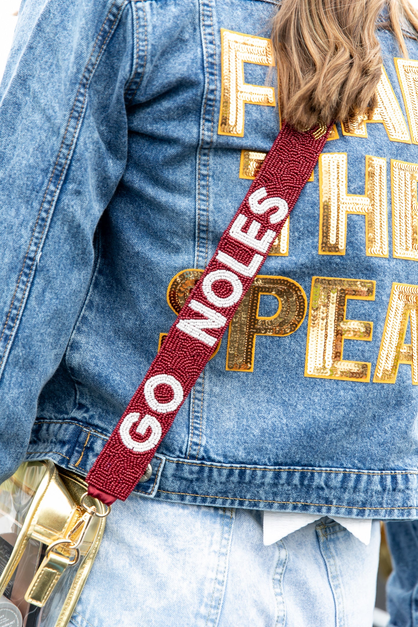FSU Fear The Spear Custom Denim Jacket - Limited Release