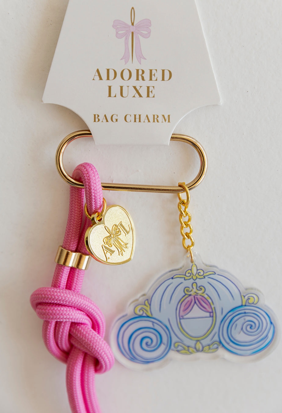 Once Upon a Bloom Carriage Bag Charm