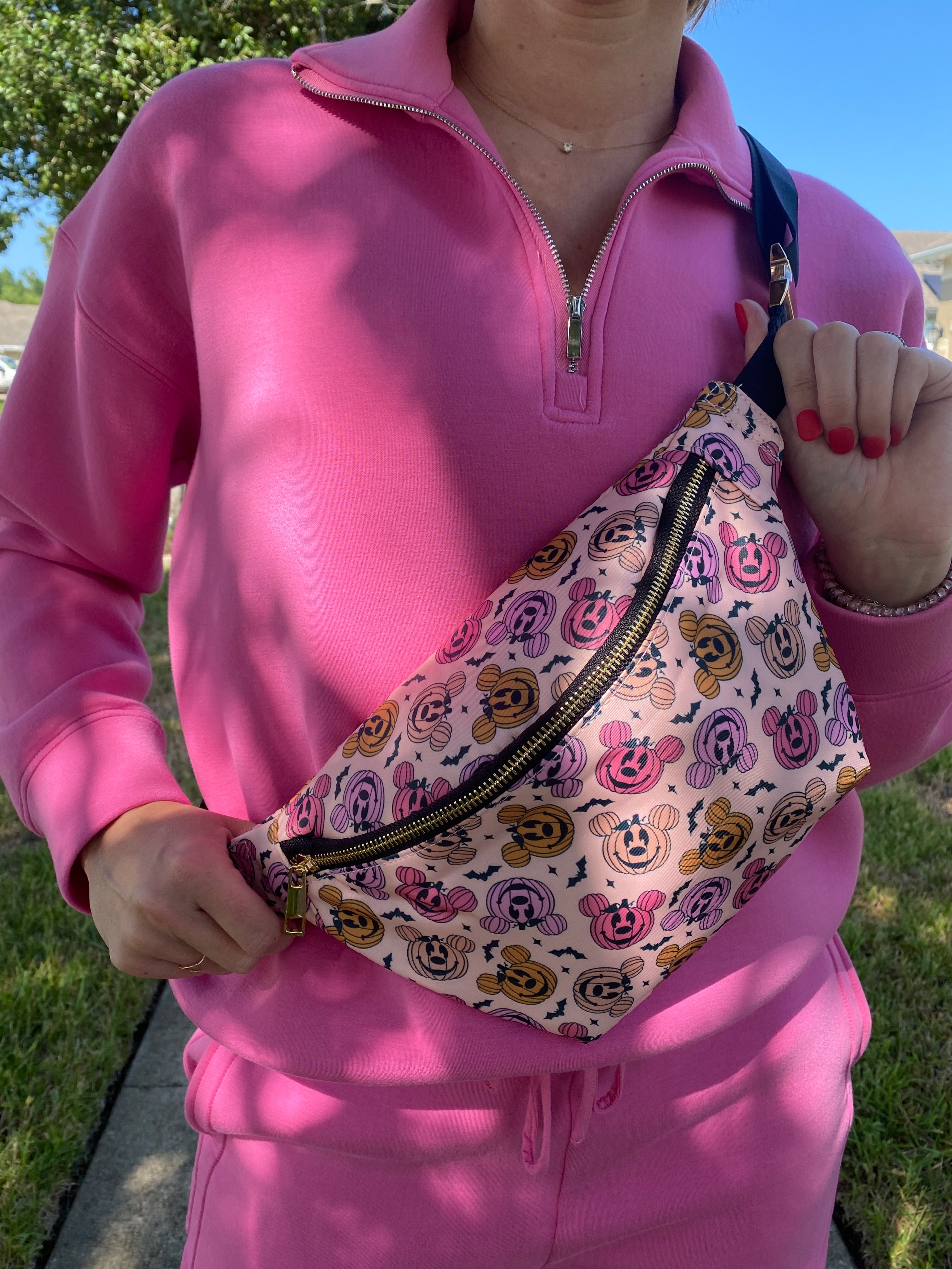 Halloween Pumpkin Mickey Fanny Pack