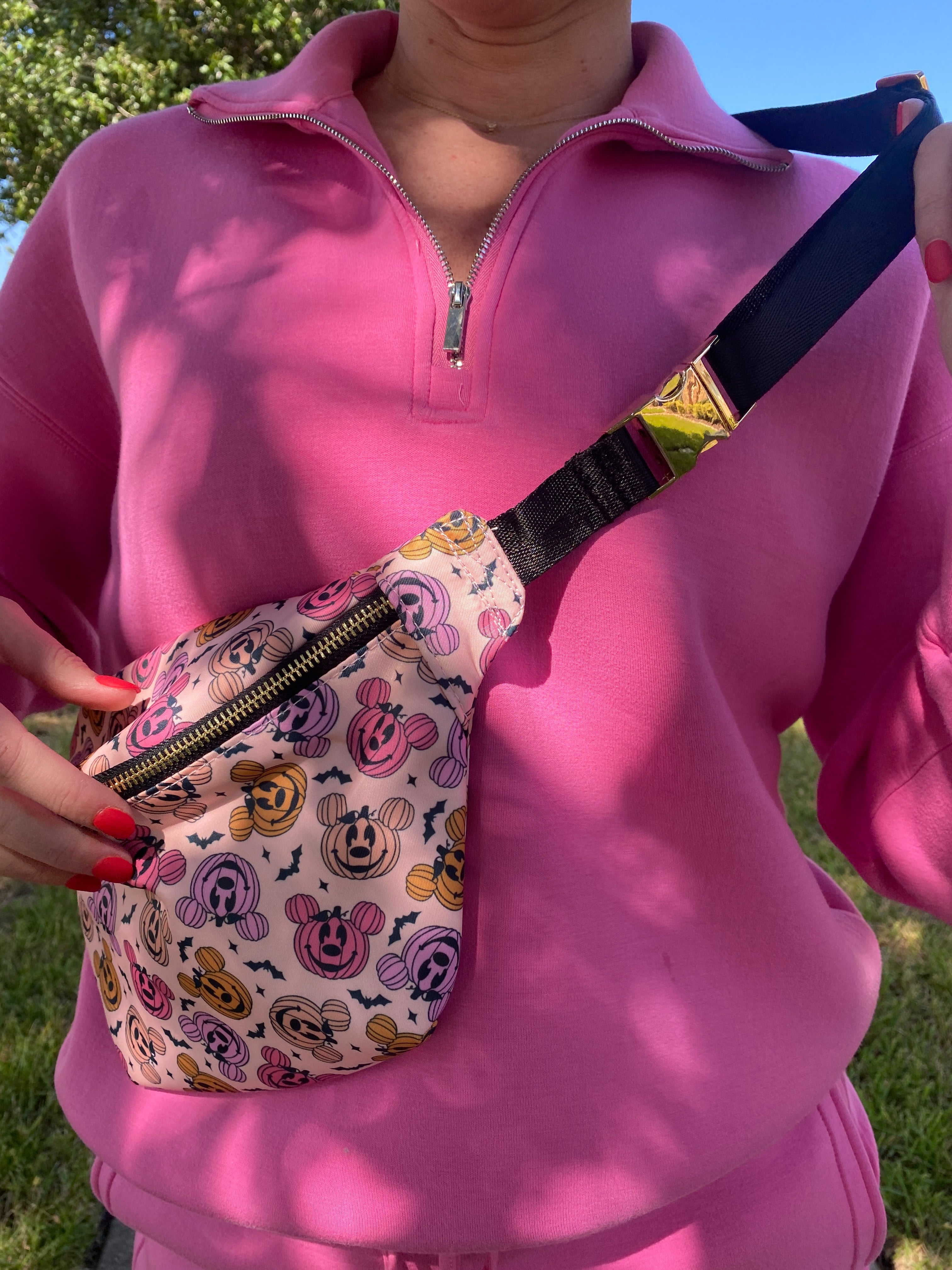 Halloween Pumpkin Mickey Fanny Pack