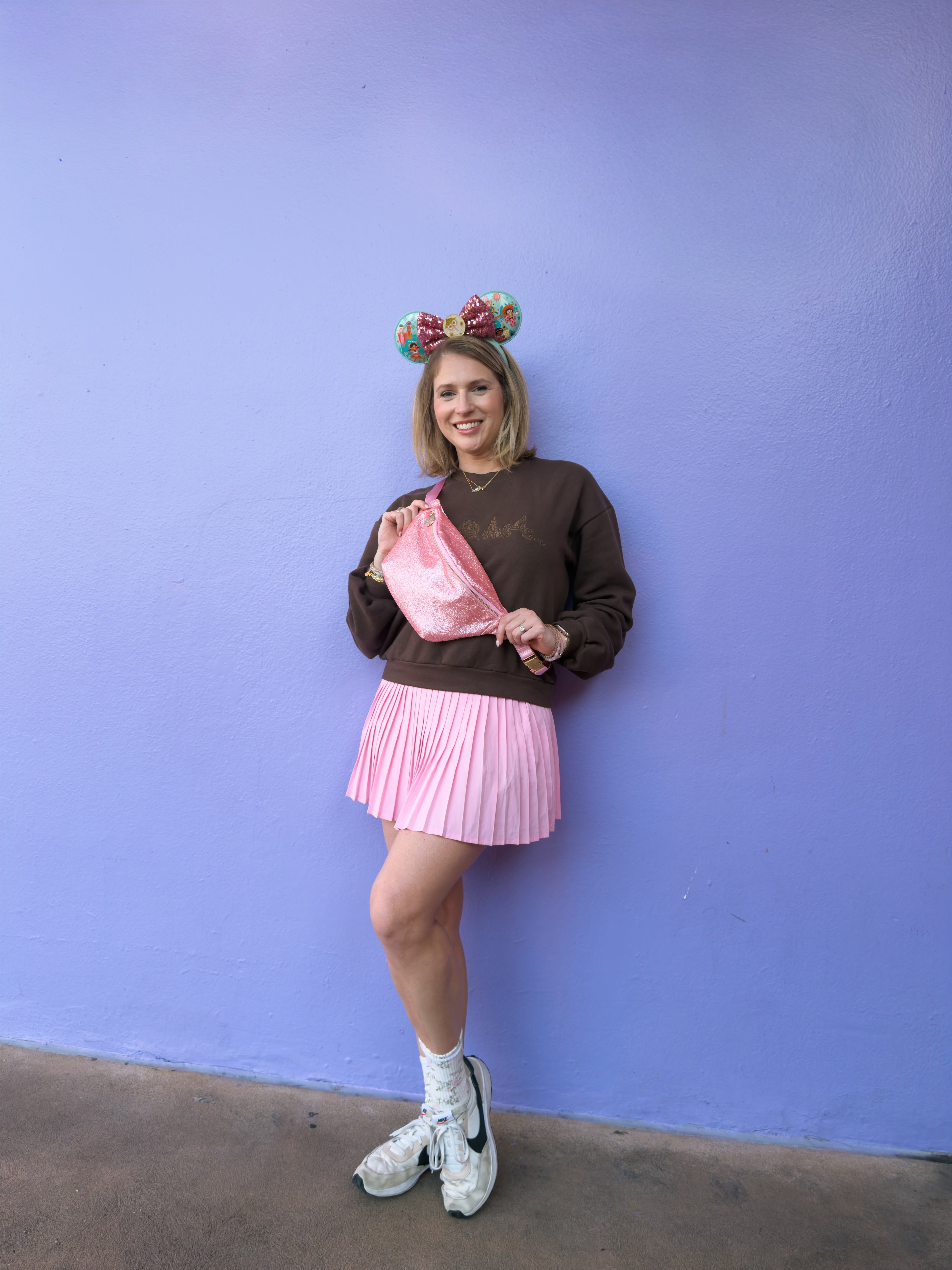 Pink Glitter Fanny Pack