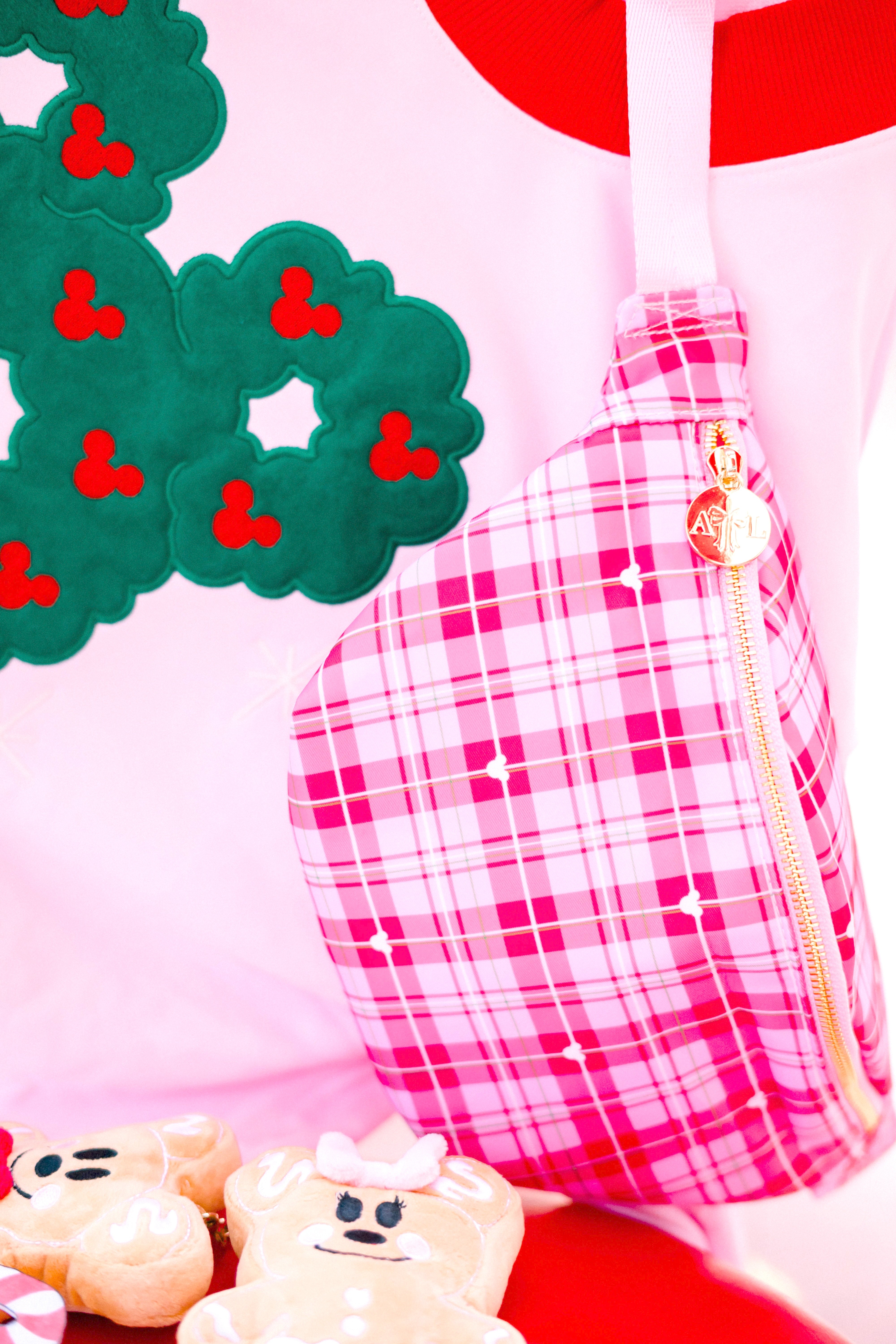 Main Street Merry Plaid Fanny Pack