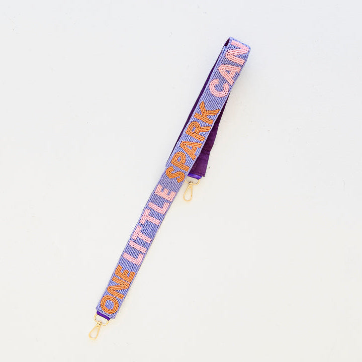 One Little Spark Beaded Purse Strap