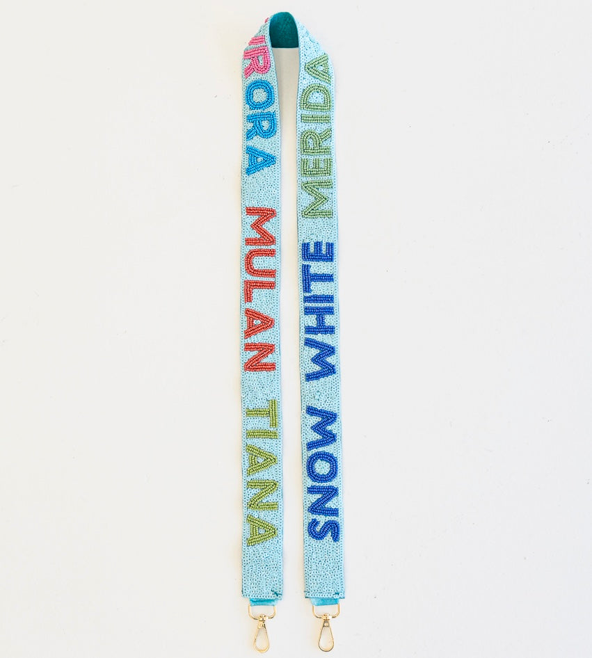 Royal Roll Call Blue Purse Strap
