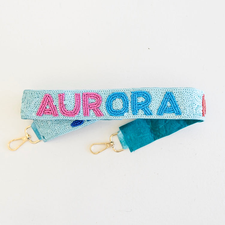 Royal Roll Call Blue Purse Strap