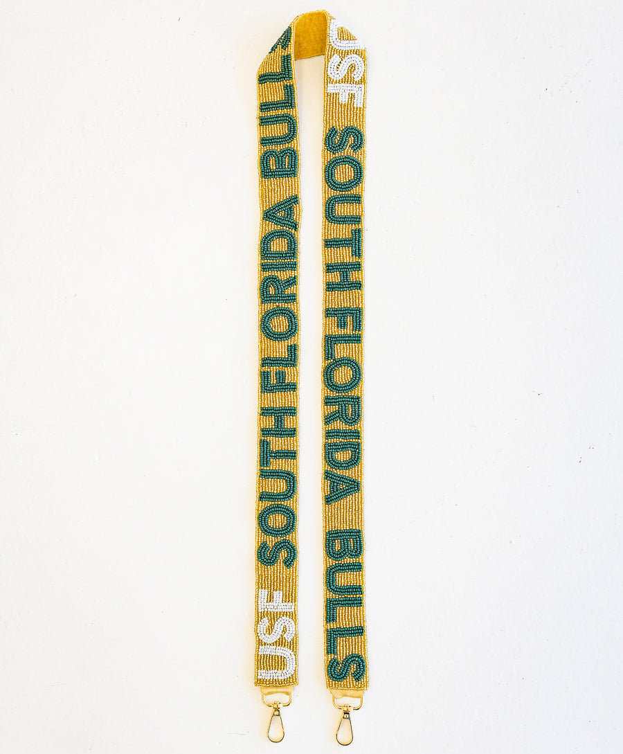 USF Bulls Beaded Purse Strap
