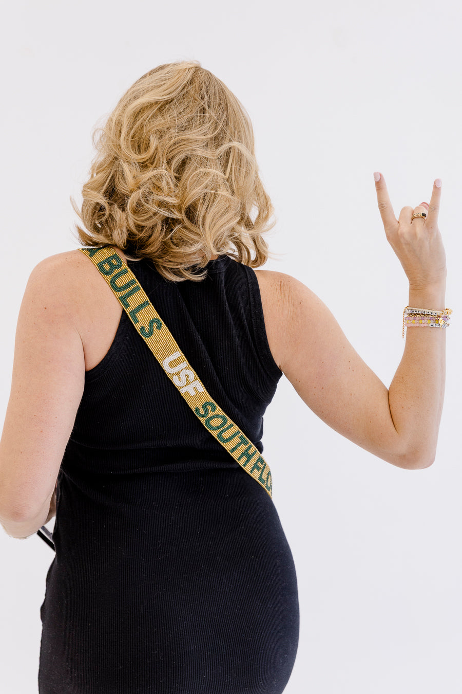 USF Bulls Beaded Purse Strap